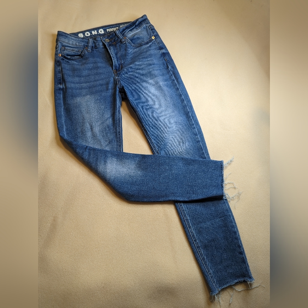 High Rise Skinny Ankle Jeans
